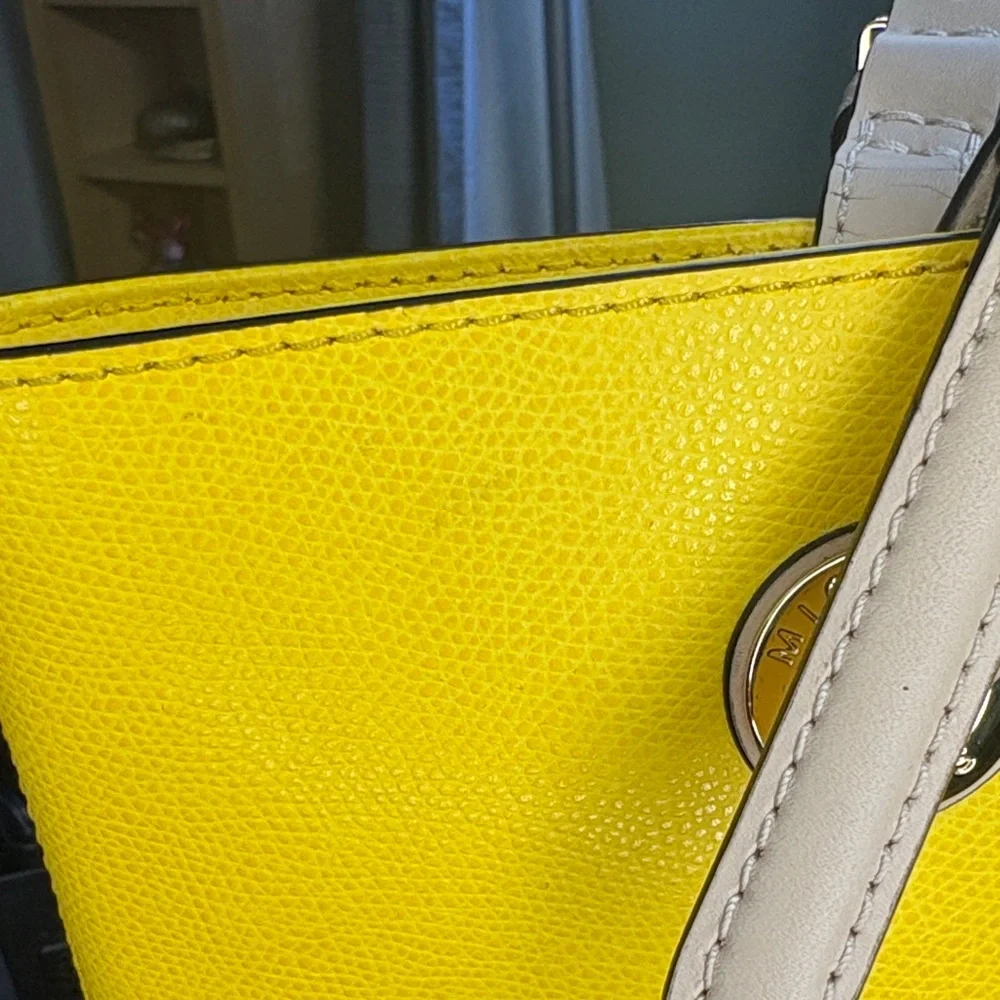 Michael Kors Bright Yellow Tote - Picture 12 of 13